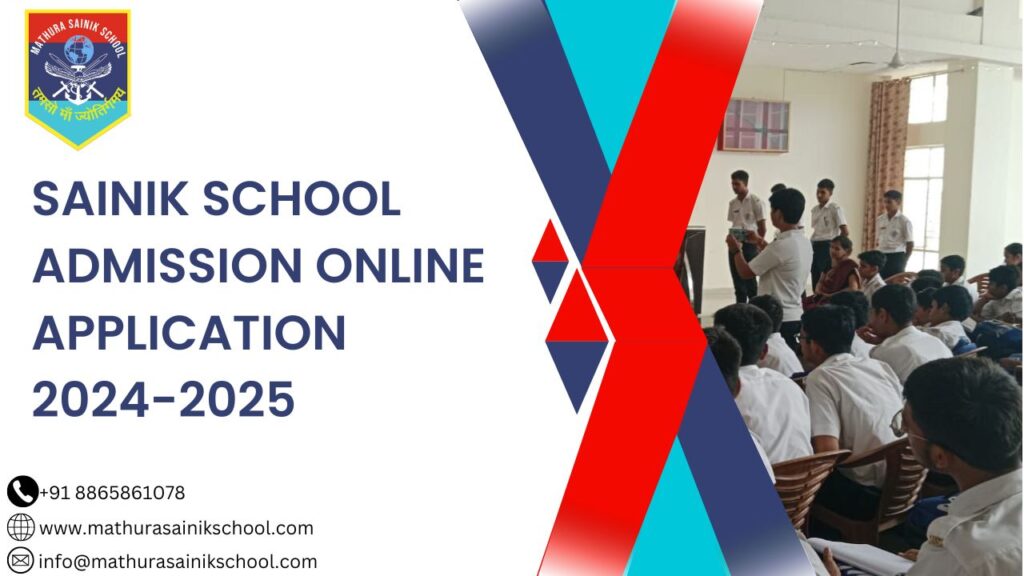 Sainik School Admission Online Application 2024-2025